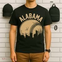 Vintage USA State Fan Player Coach Alabama Baseball T-Shirt thumb 6