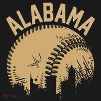 Vintage USA State Fan Player Coach Alabama Baseball T-Shirt thumb 7