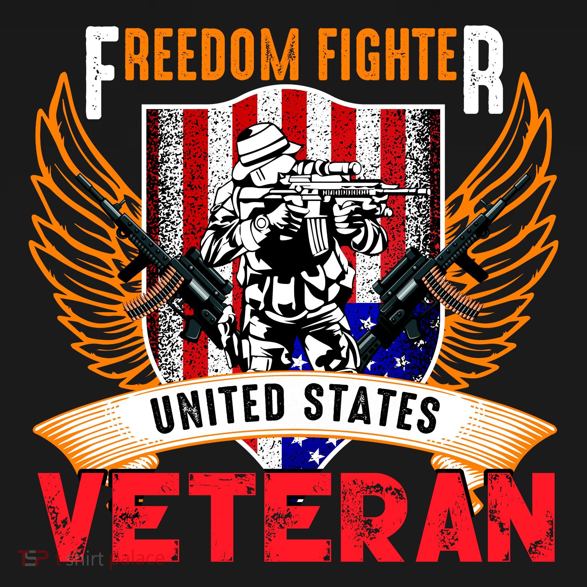 Veteran United States Freedom Fighter Ornament