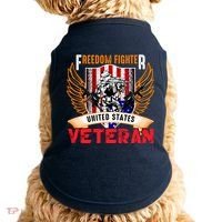 Veteran United States Freedom Fighter Doggie Tank thumb 0