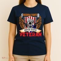 Veteran United States Freedom Fighter T-Shirt thumb 4