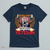 Veteran United States Freedom Fighter T-Shirt thumb 5