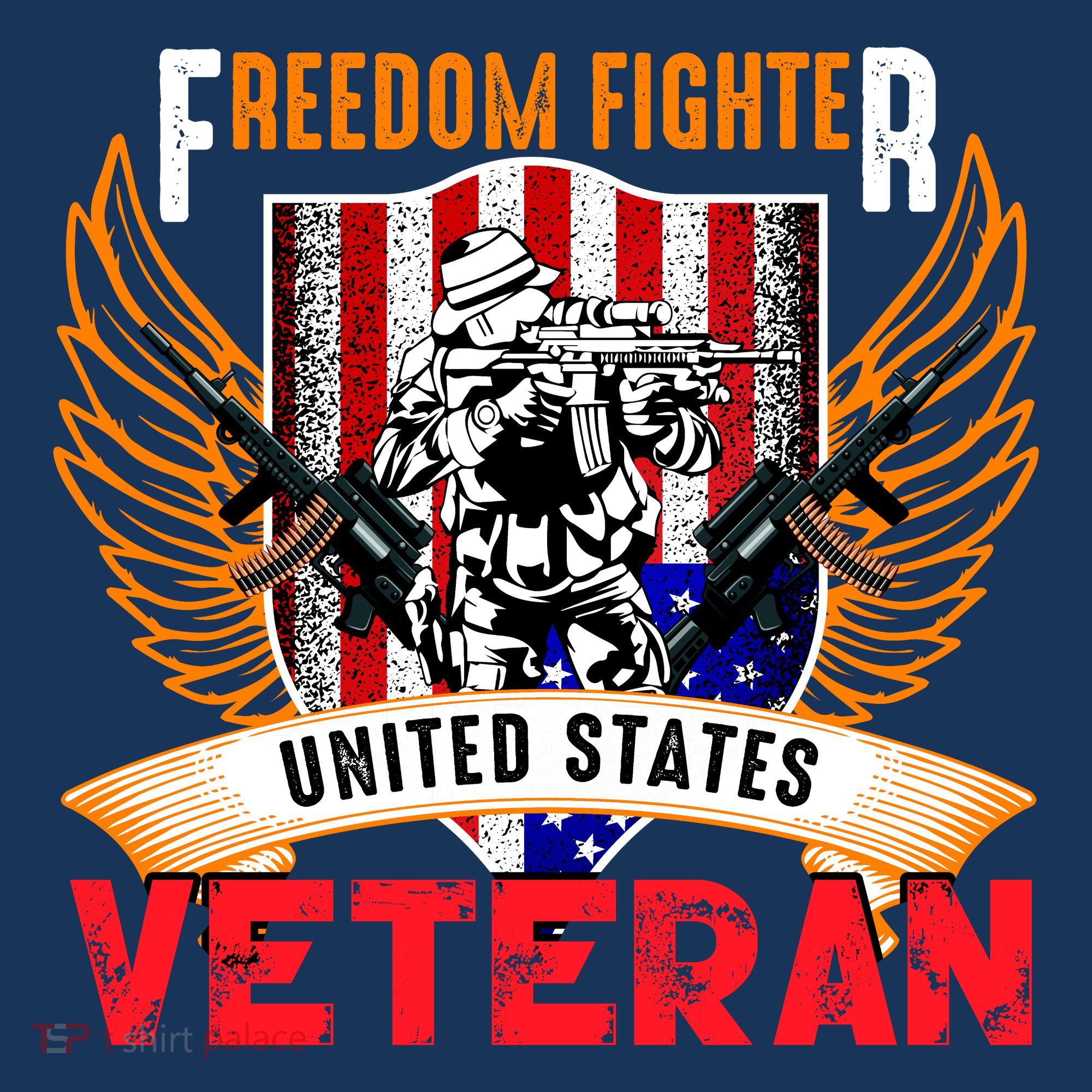 Veteran United States Freedom Fighter T-Shirt