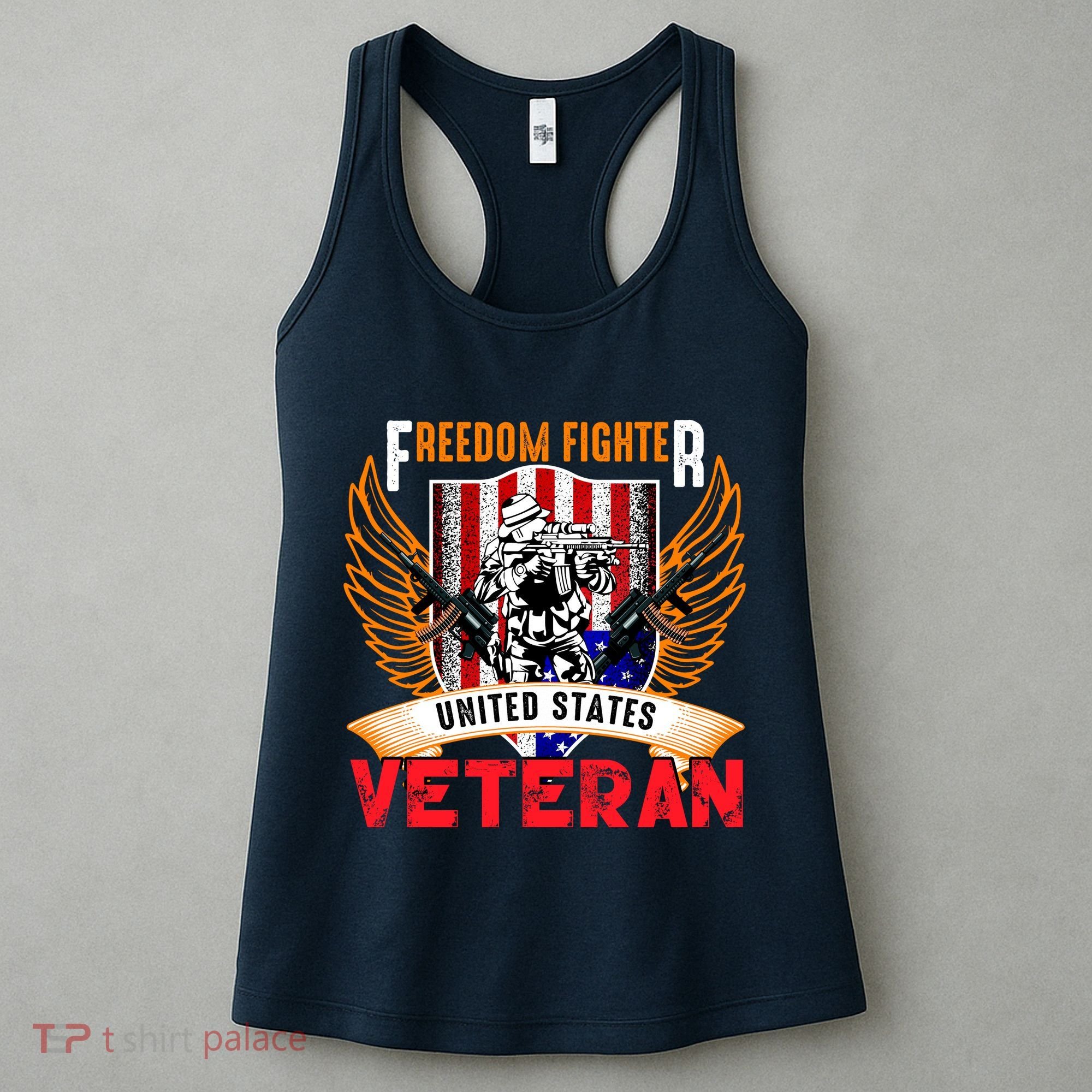 Veteran United States Freedom Fighter Women's Tank Top