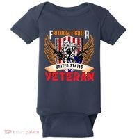 Veteran United States Freedom Fighter Baby Bodysuit thumb 0