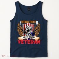 Veteran United States Freedom Fighter Tank Top thumb 2