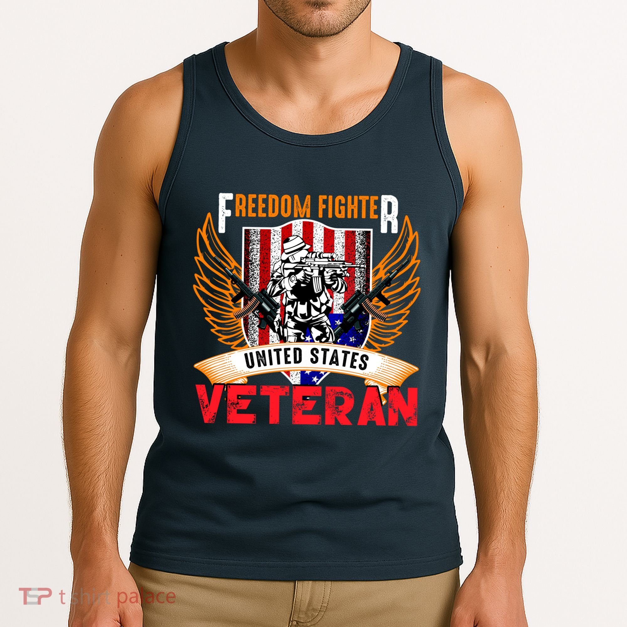 Veteran United States Freedom Fighter Tank Top