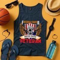 Veteran United States Freedom Fighter Tank Top thumb 4