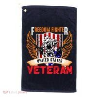 Veteran United States Freedom Fighter Golf Towel thumb 0