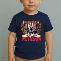 Veteran United States Freedom Fighter Toddler T-Shirt thumb 2