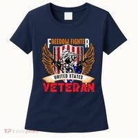 Veteran United States Freedom Fighter Women's T-Shirt thumb 0