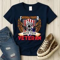 Veteran United States Freedom Fighter Women's T-Shirt thumb 3