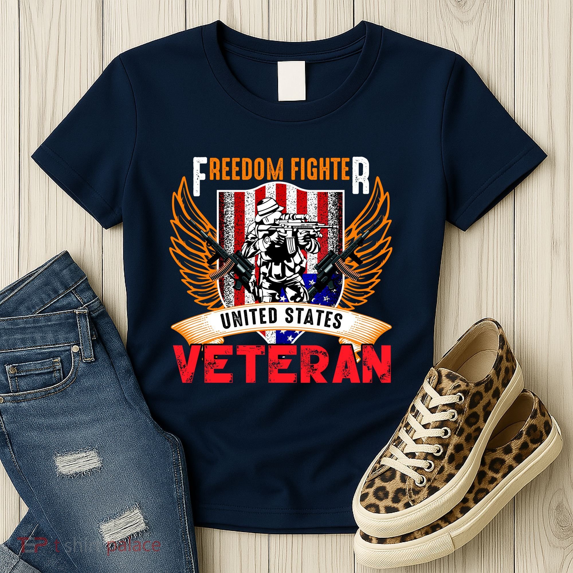 Veteran United States Freedom Fighter Women's T-Shirt