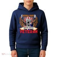 Veteran United States Freedom Fighter Kids Hoodie thumb 4