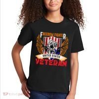 Veteran United States Freedom Fighter Kids T-Shirt thumb 2