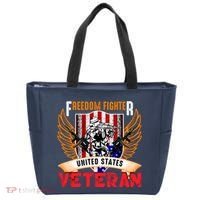 Veteran United States Freedom Fighter Tote Bag thumb 0