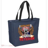 Veteran United States Freedom Fighter Tote Bag thumb 2