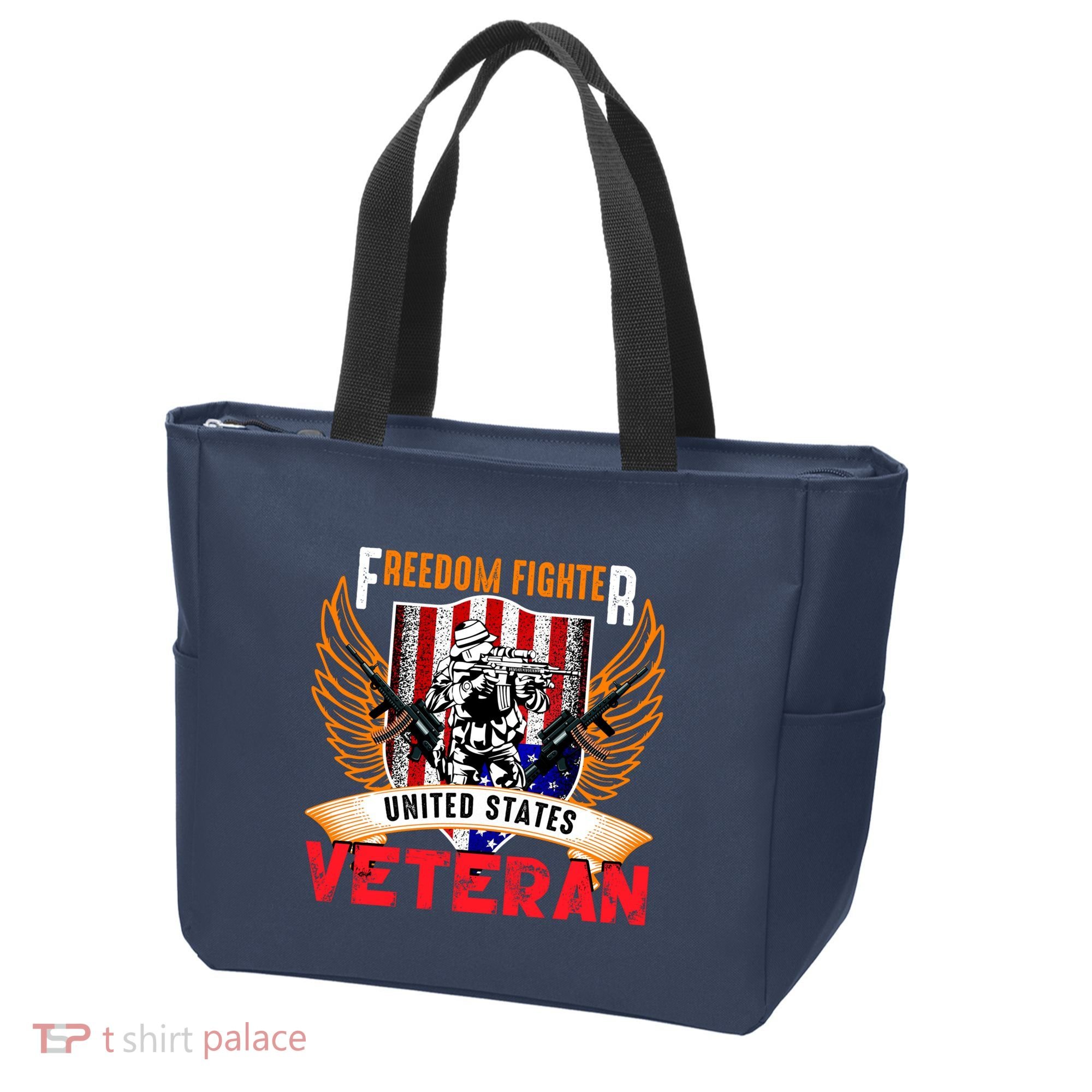 Veteran United States Freedom Fighter Tote Bag