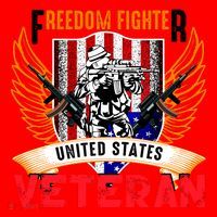 Veteran United States Freedom Fighter Santa Hat thumb 1