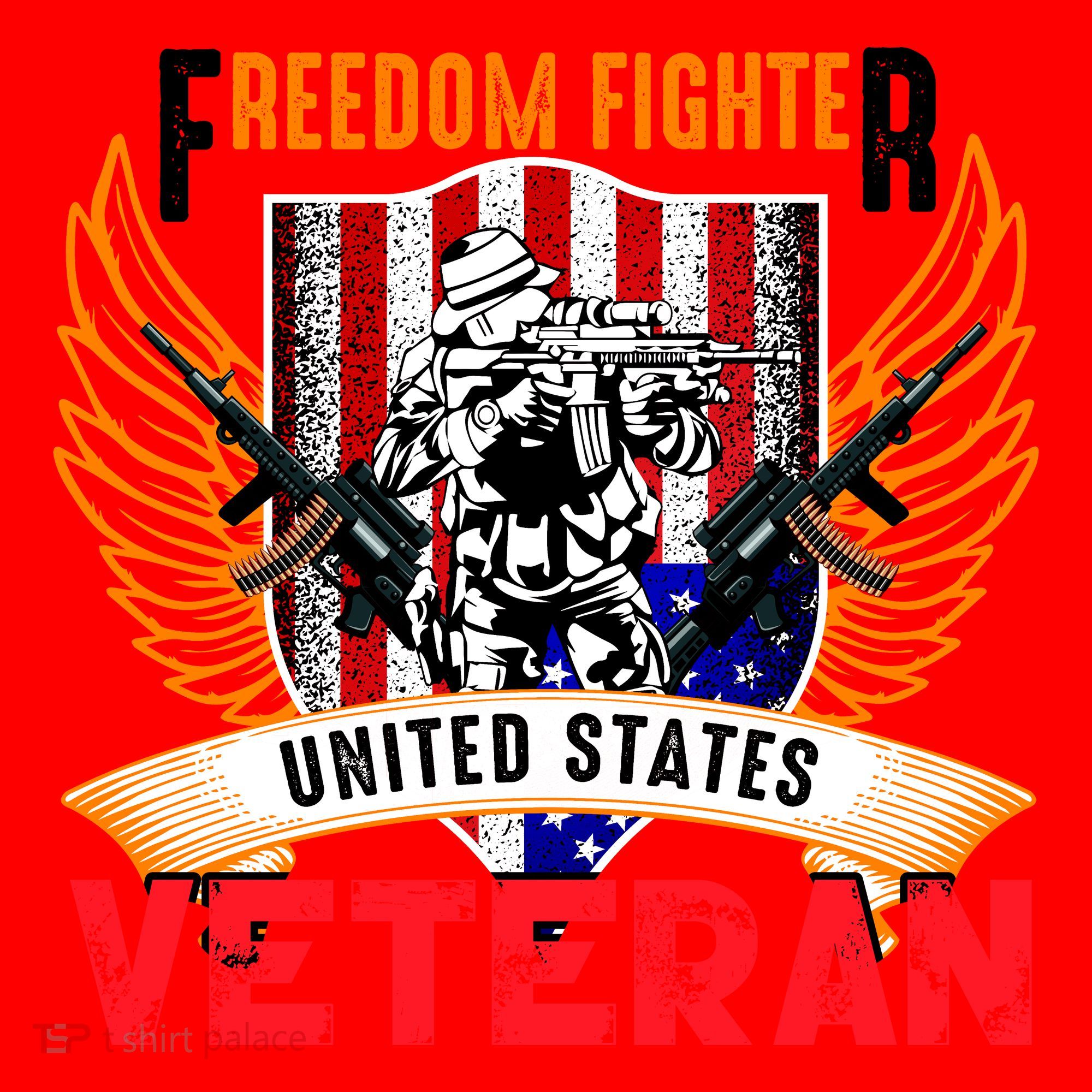 Veteran United States Freedom Fighter Santa Hat