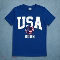Vintage USA Soccer Ball American 2026 T-Shirt thumb 5