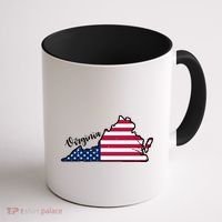 Virginia United States Map Coffee Mug thumb 1