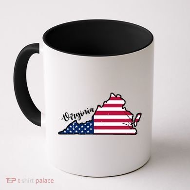 Virginia United States Map Coffee Mug