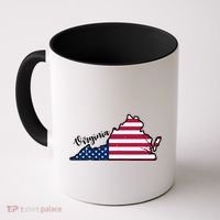 Virginia United States Map Coffee Mug thumb 0