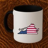 Virginia United States Map Coffee Mug thumb 2