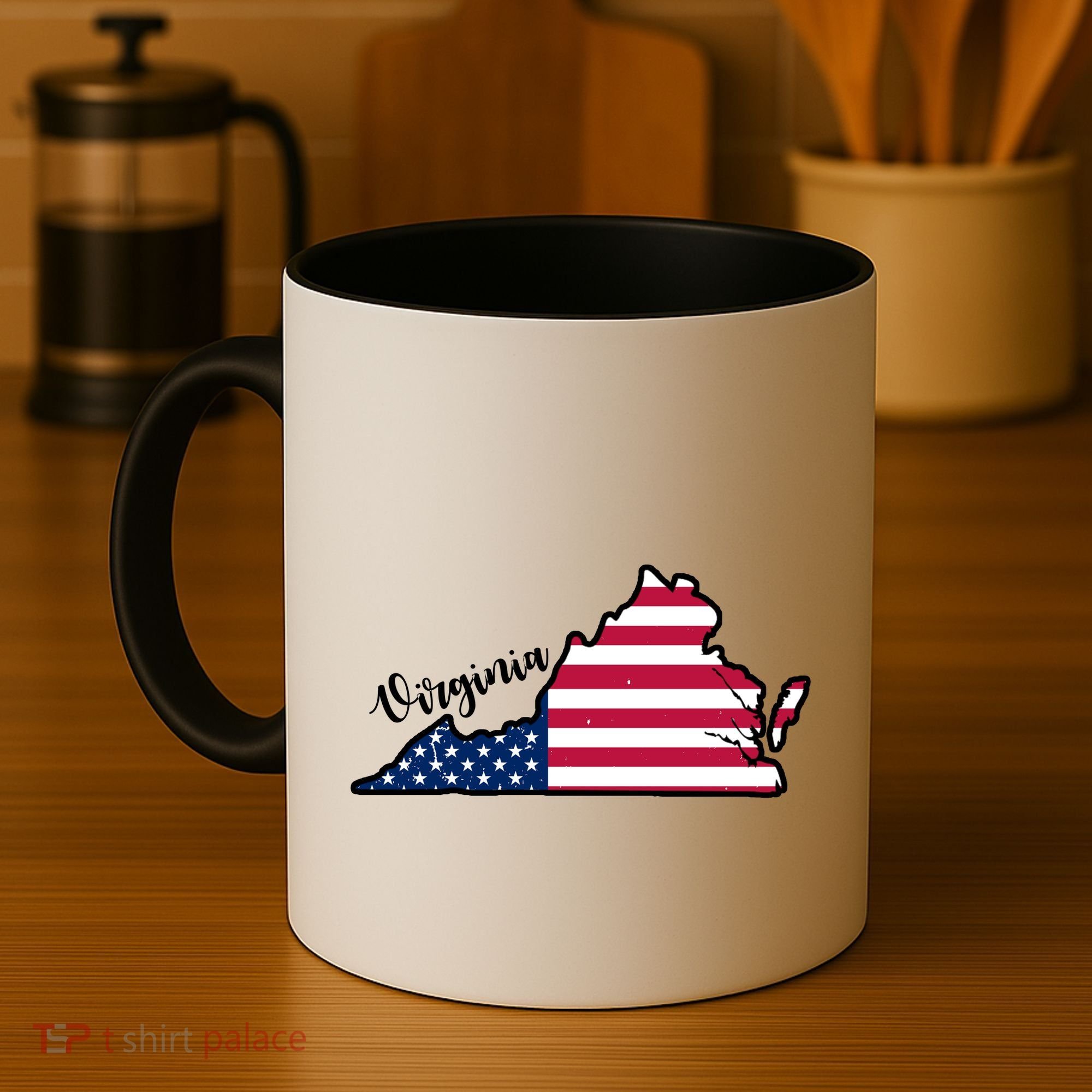 Virginia United States Map Coffee Mug