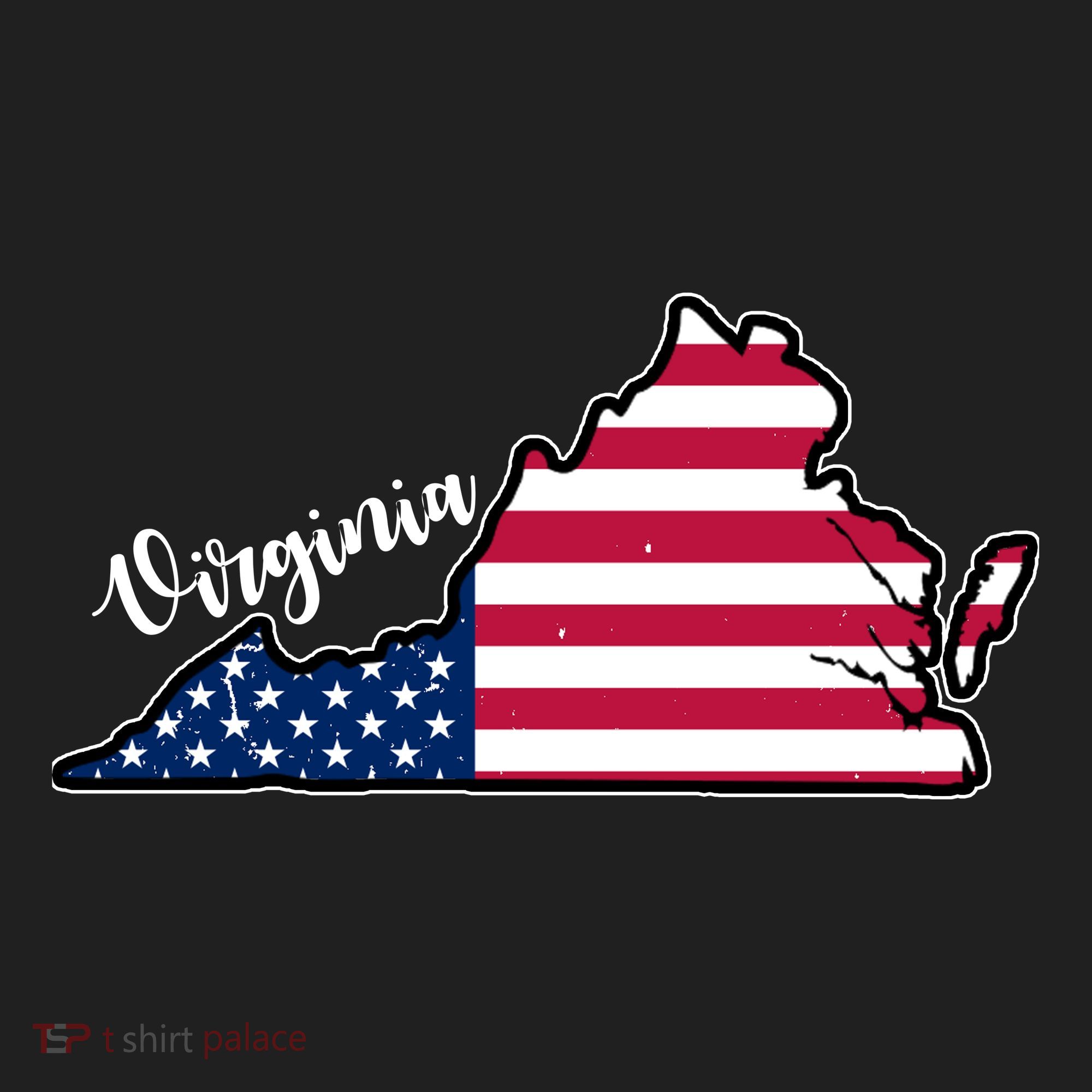 Virginia United States Map Tumbler