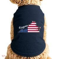 Virginia United States Map Doggie Tank thumb 0