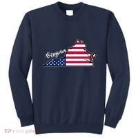 Virginia United States Map Sweatshirt thumb 0
