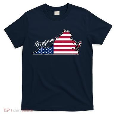 Virginia United States Map T-Shirt