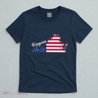 Virginia United States Map T-Shirt thumb 5
