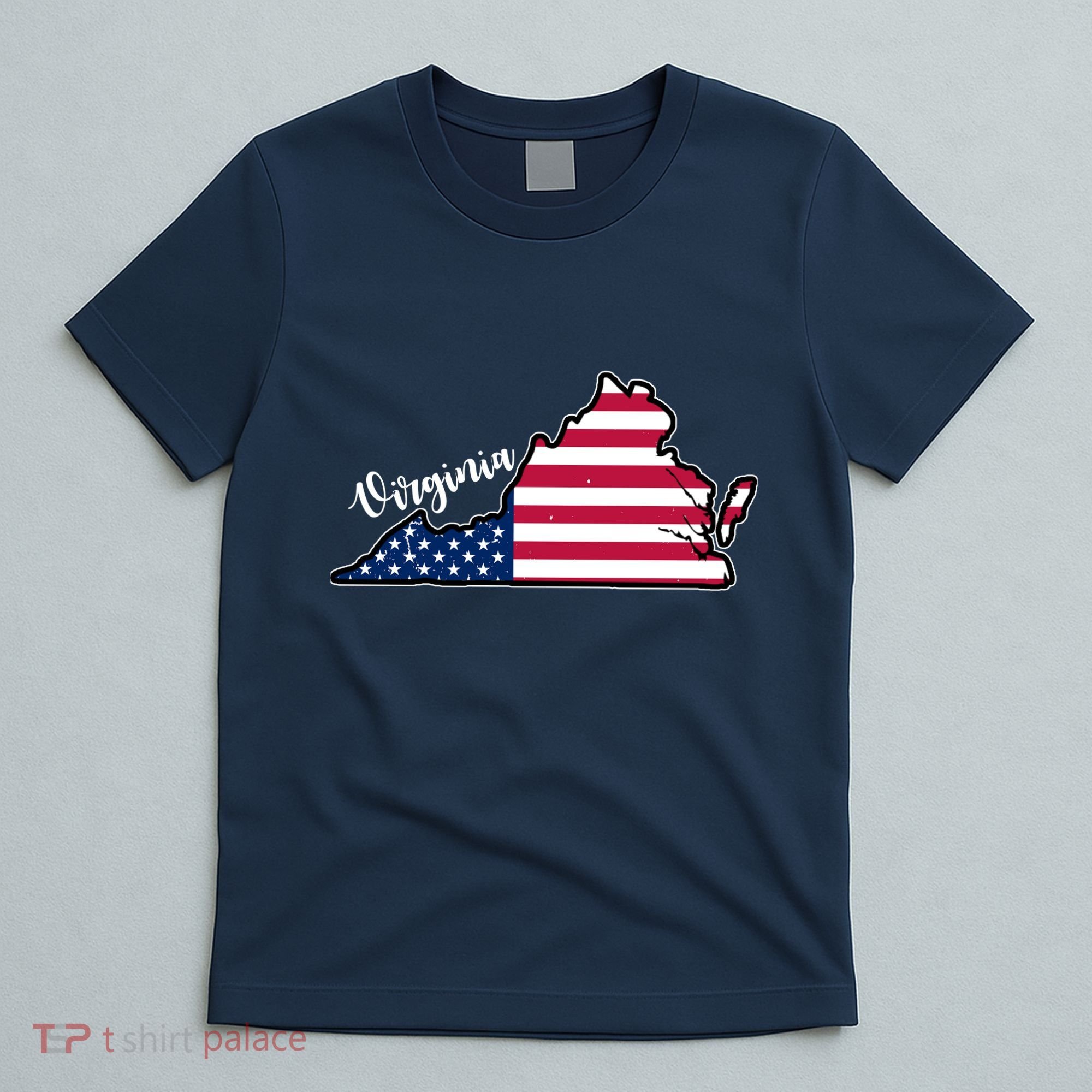 Virginia United States Map T-Shirt