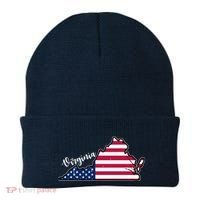 Virginia United States Map Beanie thumb 0