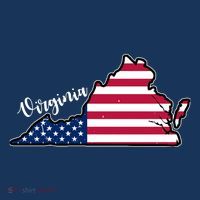 Virginia United States Map Beanie thumb 2