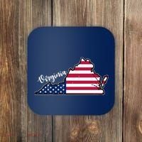 Virginia United States Map Coaster thumb 0