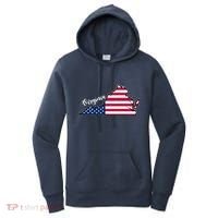 Virginia United States Map Women's Hoodie thumb 0