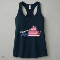 Virginia United States Map Women's Tank Top thumb 3
