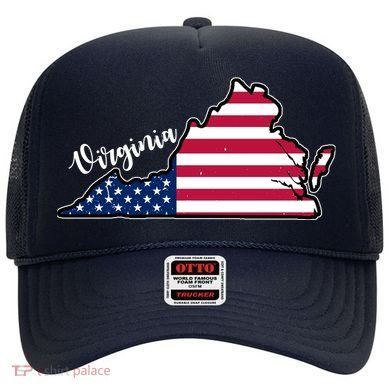 Virginia United States Map Hat