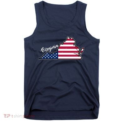 Virginia United States Map Tank Top