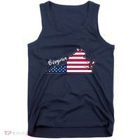 Virginia United States Map Tank Top thumb 0