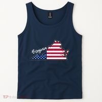 Virginia United States Map Tank Top thumb 2