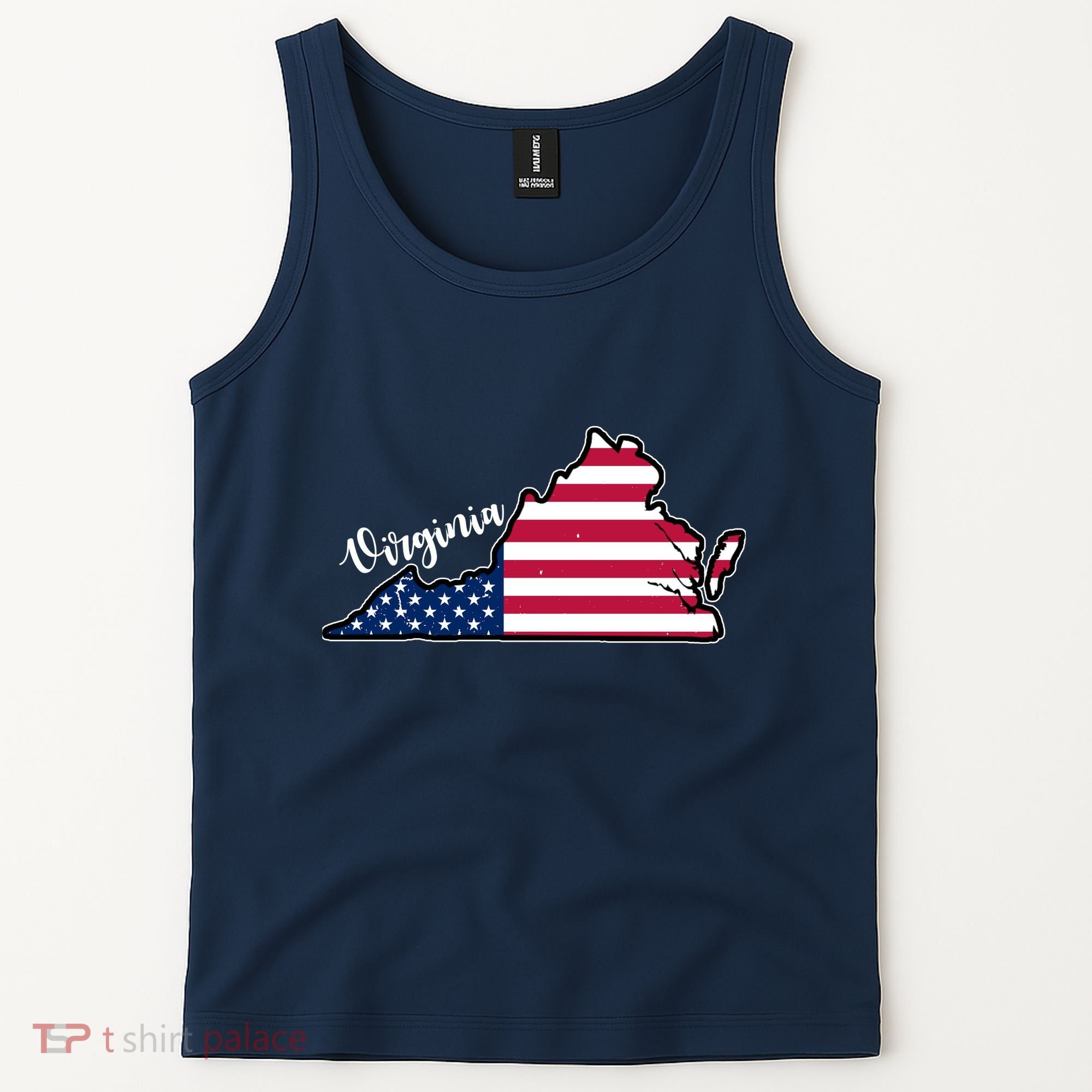 Virginia United States Map Tank Top