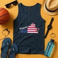 Virginia United States Map Tank Top thumb 4