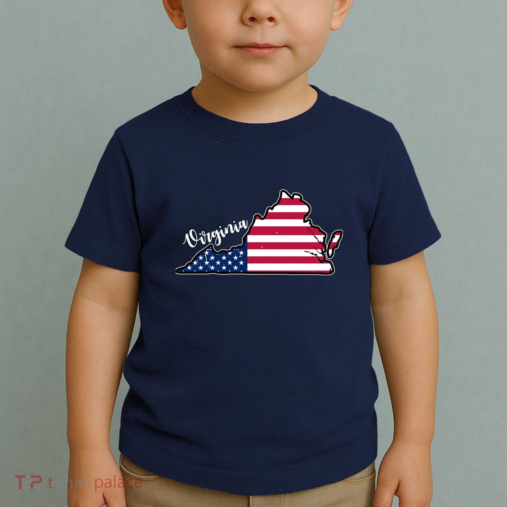 Virginia United States Map Toddler T-Shirt