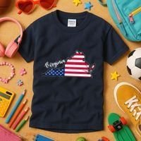 Virginia United States Map Kids T-Shirt thumb 3