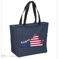 Virginia United States Map Tote Bag thumb 2